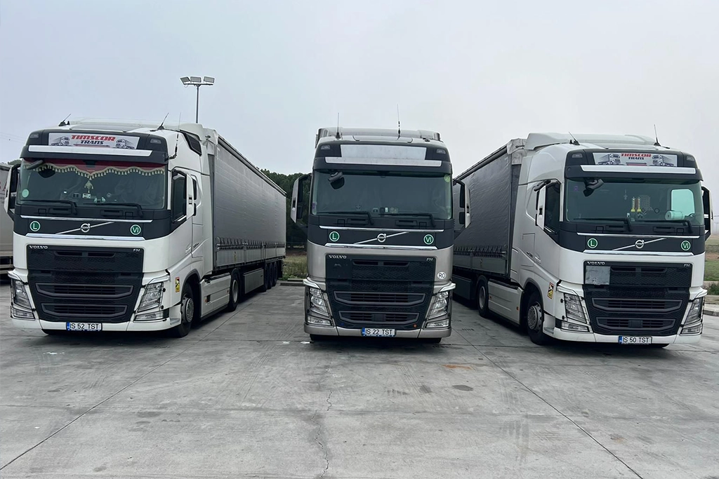 Camioane Volvo pentru transport de marfuri international